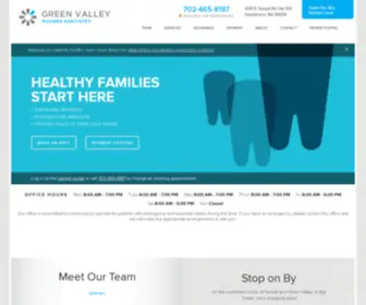 Greenvalleymoderndentistry.com(Henderson Dental office) Screenshot