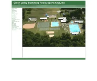 Greenvalleyswimmingpool.com(Swim and Sport Club Picnics Pavilions Batting Cages Ballfield Water Slide) Screenshot