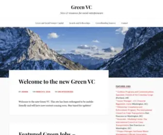 Greenvc.org(Green VC) Screenshot