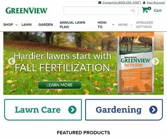 Greenviewfertilizer.com(Fertilizer, Grass Seed, and Weed Control Products for a Beautiful Lawn and Garden) Screenshot