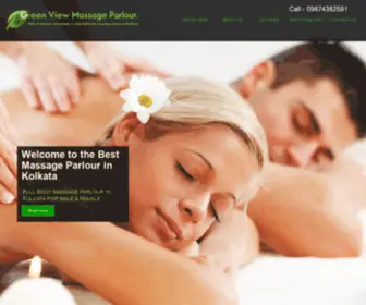 Greenviewmassageparlour.com(Green View Massage Parlour & therapy Centres Kolkata) Screenshot