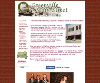 Greenville-Texas.com(Greenville Texas Main Street) Screenshot