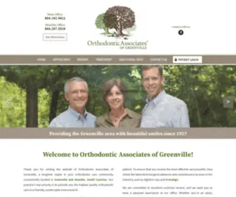 Greenvillebraces.com(Orthodontic Associates of Greenville) Screenshot