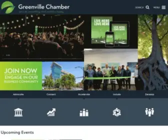 Greenvillechamber.org(Greenville Chamber of Commerce) Screenshot