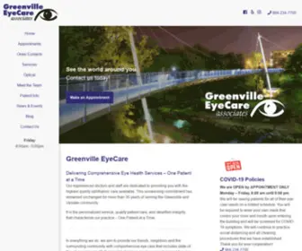 Greenvilleeyecare.com(Greenville Eye Doctor) Screenshot