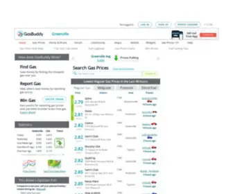 Greenvillegasprices.com(Greenville Gas Prices) Screenshot