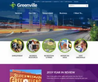 Greenvillenc.gov(Greenville, NC) Screenshot