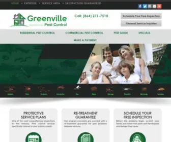 Greenvillepest.com(Greenville Pest Control) Screenshot