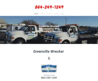 Greenvillewrecker.com(Towing Greenville) Screenshot