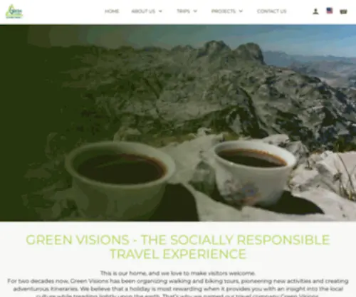 Greenvisions.ba(Adventure Holidays in Bosnia and the Western Balkans) Screenshot