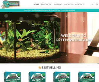 Greenwaterfarmthailand.com(GreenWaterFarm Distribute Killifish) Screenshot