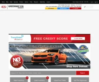 Greenwaykiarivergate.com(Greenway Kia of Rivergate) Screenshot