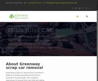 Greenwayscrapcarremoval.com(Greenway scrap car removal a recycling facility) Screenshot