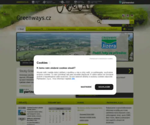 Greenways.cz(Nadace Partnerství) Screenshot