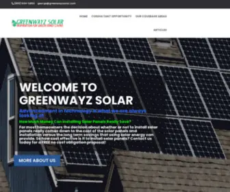 Greenwayzsolar.com(Greenwayz Solar) Screenshot