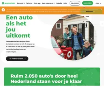 Greenwheels.nl(Ga op pad met één van de 2.150 deelauto’s wanneer je wilt. Auto delen) Screenshot