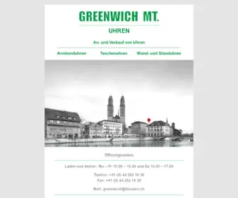 Greenwich.ch(Zürich) Screenshot