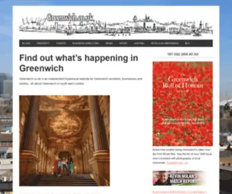 Greenwich.co.uk(Hyperlocal Site for Greenwich) Screenshot