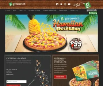 Greenwich.com.ph(The official website of the Philippine's Favorite Pizza Chain) Screenshot