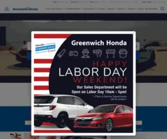 Greenwichhonda.com Screenshot