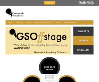 Greenwichsym.org(Greenwich Symphony Orchestra) Screenshot