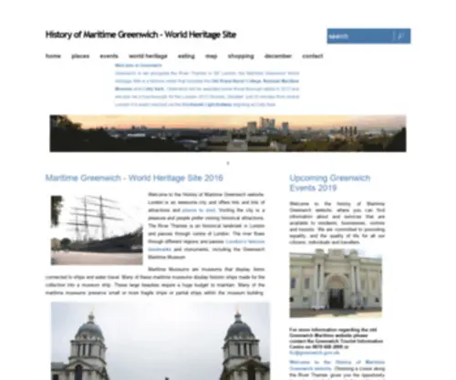 Greenwichwhs.org.uk(History of Maritime Greenwich) Screenshot