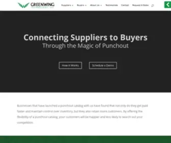 Greenwingtechnology.com(Punchout Catalogs and Ecommerce Solutions) Screenshot