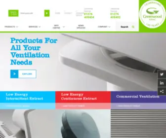 Greenwood.co.uk(Air Ventilation System Manufacturers) Screenshot