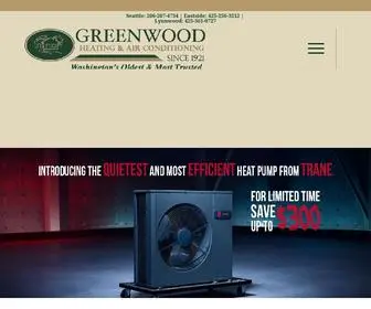 Greenwoodheating.com(Greenwood Heating and Air Conditioning) Screenshot