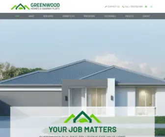 Greenwoodhomes.com.au(Greenwood Homes & Granny Flats) Screenshot