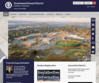 Greenwoodk12.com(Greenwood School District) Screenshot