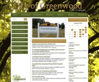 Greenwoodmo.com(City of Greenwood) Screenshot