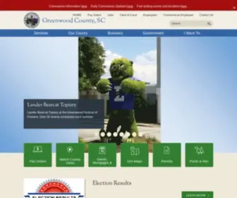 Greenwoodsc.gov(Greenwood county) Screenshot