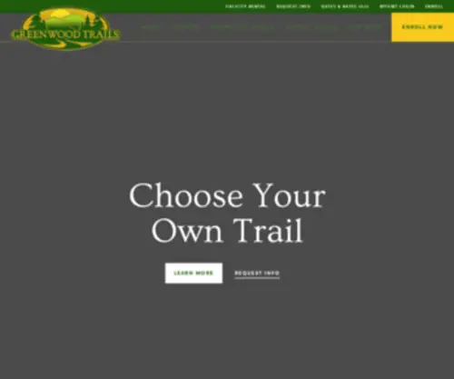 Greenwoodtrails.com(Greenwood Trails) Screenshot