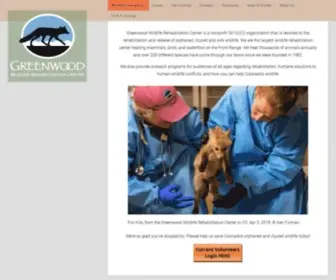 Greenwoodwildlife.org(Greenwood Wildlife Rehabilitation Center) Screenshot