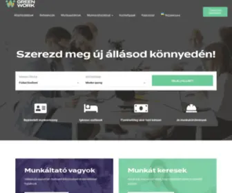 Greenwork.hu(Hivatásod a szenvedélyünk) Screenshot