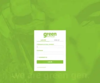 Greenworksgeneration.com(Log In) Screenshot