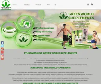 GreenWorld-Supplements.co.za(Greenworld Supplements) Screenshot