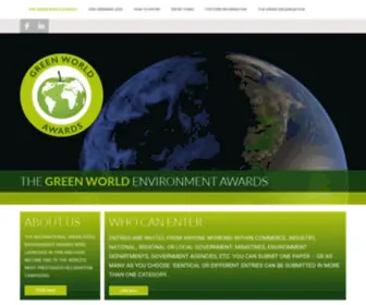 GreenWorldawards.com(Environmental best practice awards) Screenshot