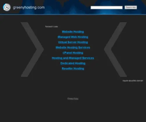 Greenyhosting.com(Linux Web Hosting) Screenshot