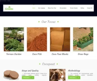 Greenzcoir.com(Greenz) Screenshot