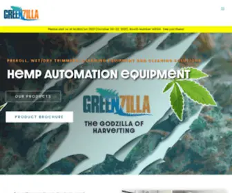 Greenzillatech.com(The Godzilla of Harvesting) Screenshot