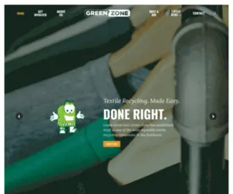 Greenzonenc.com(Textile Collection Done Right) Screenshot