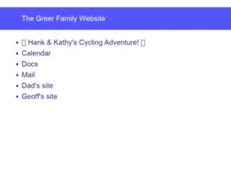 Greer.fm(The Greer Family) Screenshot
