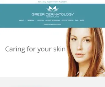 Greerdermatology.com(Greer Dermatology Southlake) Screenshot