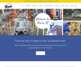 Greerdevelopment.com(Greer Development Corporation) Screenshot