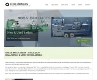 Greermachinery.com(Greer Machinery) Screenshot