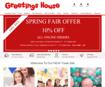 Greetingshouse.co.uk(Greetings House) Screenshot