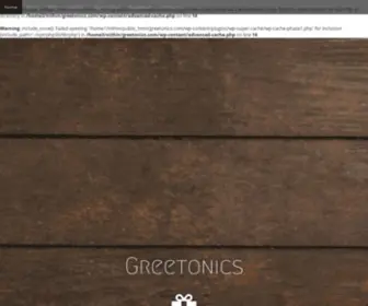 Greetonics.com(Greetonics) Screenshot