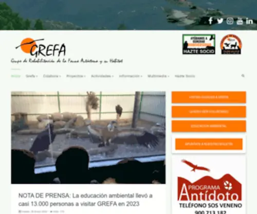 Grefa.org(Inicio) Screenshot